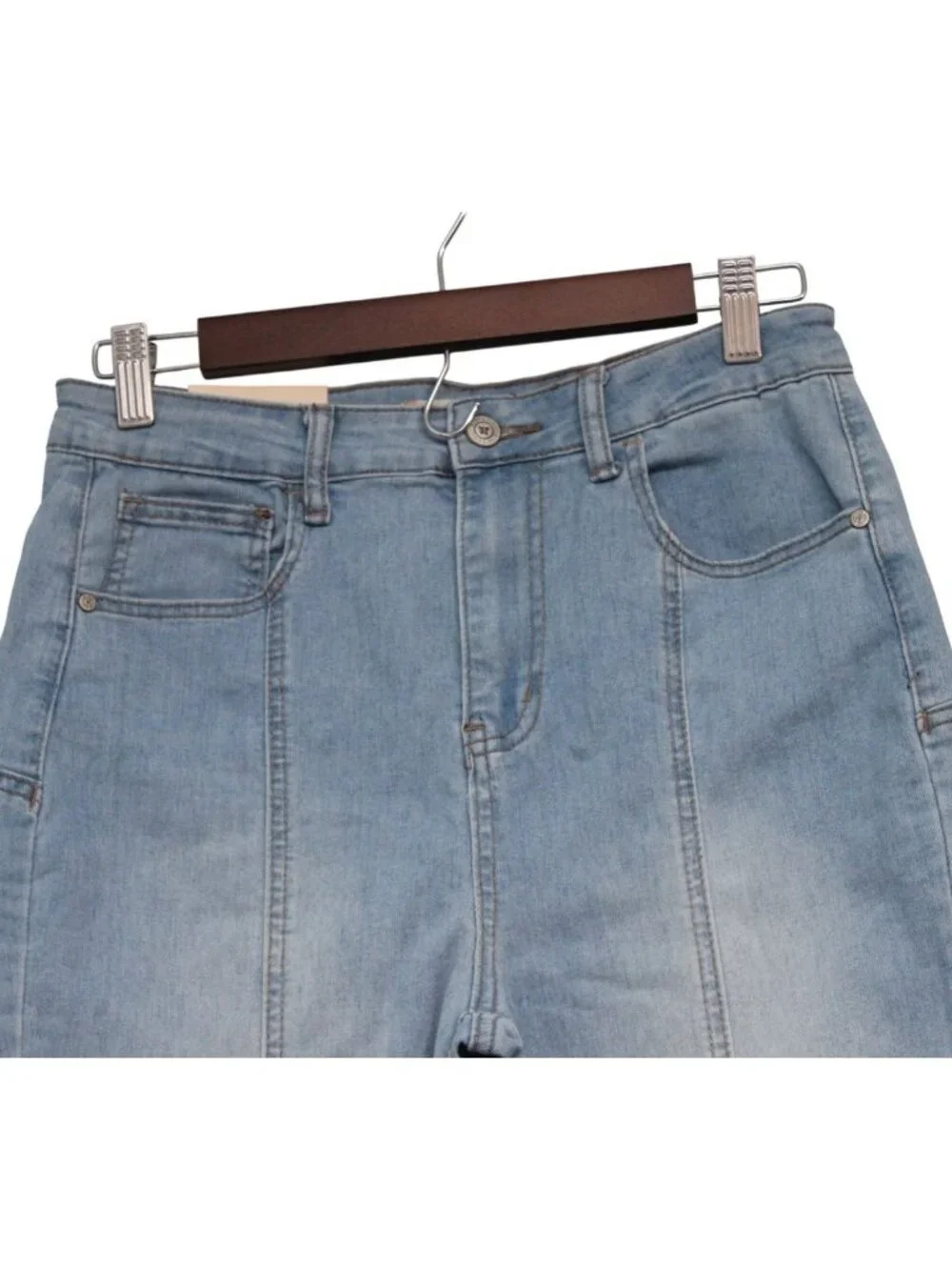 NWT Altar'd State Jeans Size 26 High Rise Flare Stretch Denim Star Festival Boho - Picture 3 of 13